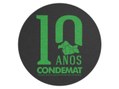 10 Anos Condemat logo - fundo preto menor